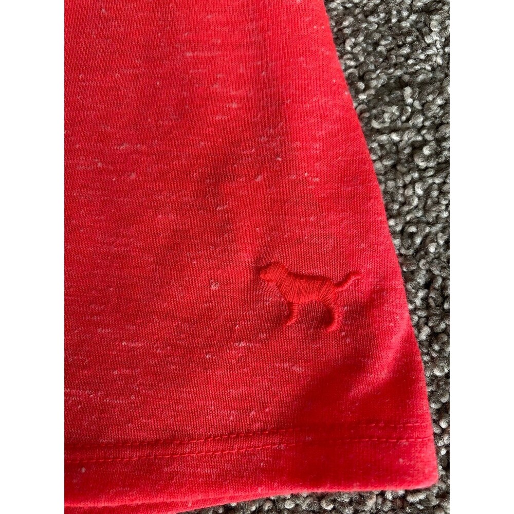 Victoria’s Secret PINK Neon Coral Racerback Tank Top Size S Sleepwear - Picture 4 of 6